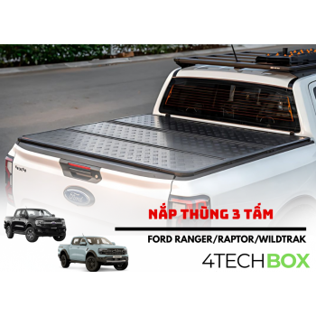 Nắp thùng xe bán tải 3 tấm Ford Ranger