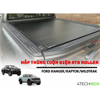 Nắp thùng cuộn điện ATB Roller cho xe bán tải Ford Ranger/Raptor/Wildtrak 2022-2025